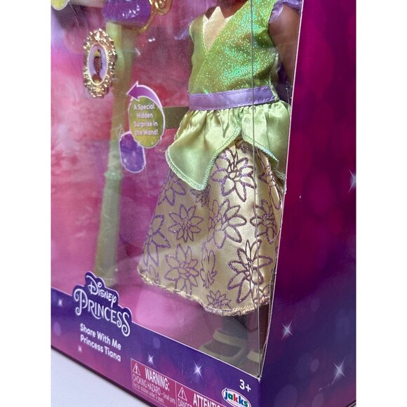 Disney Princess Share With Me Princess Tiana Doll With Wand & Tiara Jakks Pacifi - Picture 4 of 5